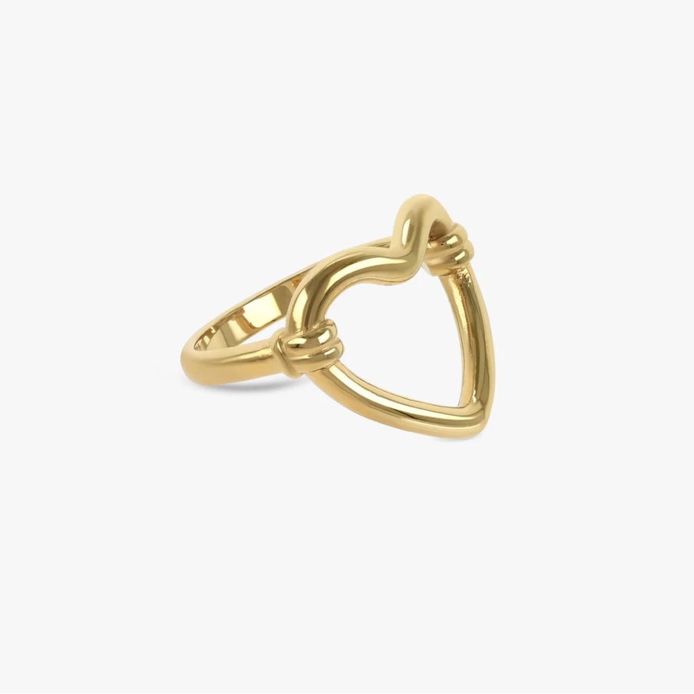 Figu Gold Heart Ring | Amy Ring - Picture 6 of 6